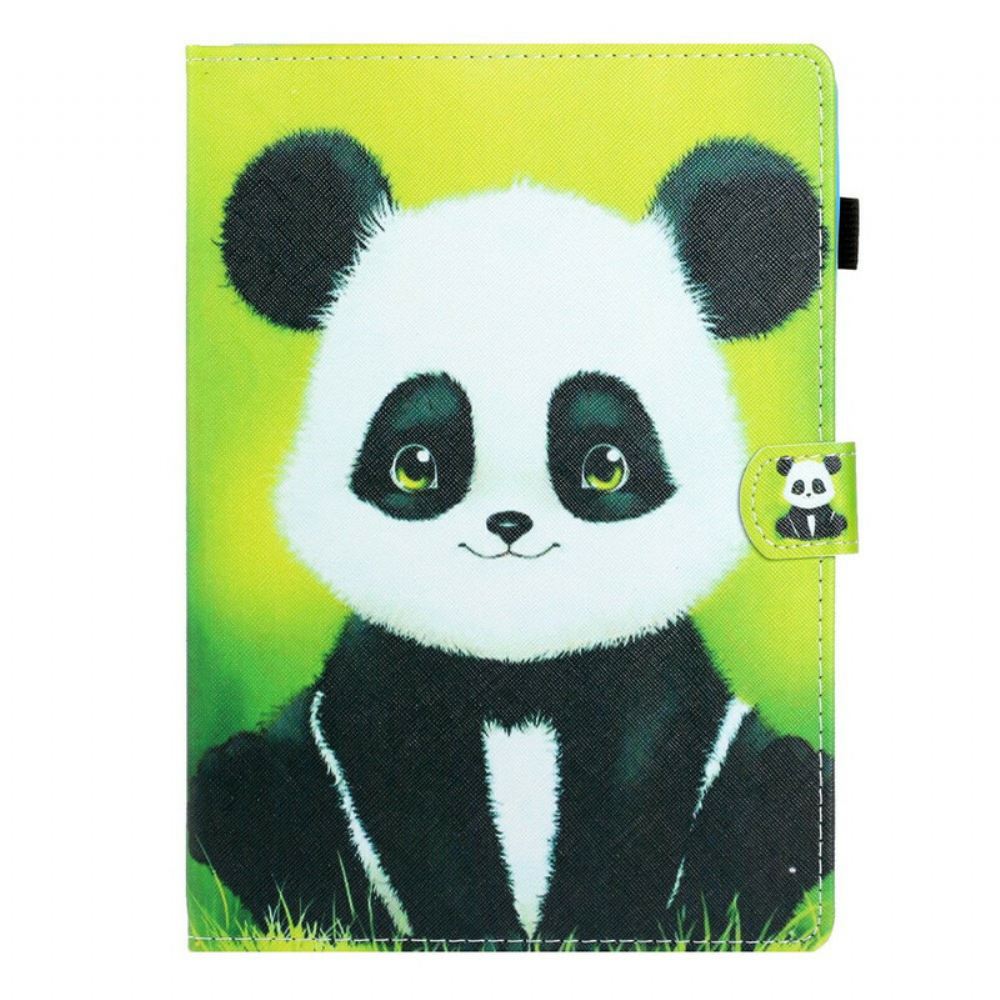 Flipové Pouzdro Na iPad Air (2022) (2020) / Pro 11" Roztomilá Panda