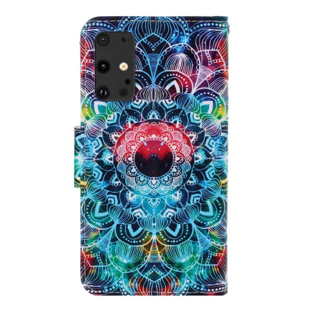 Flipové Pouzdro Na Samsung Galaxy S20 Plus 4G / 5G Na Lana Okázalá Strappy Mandala