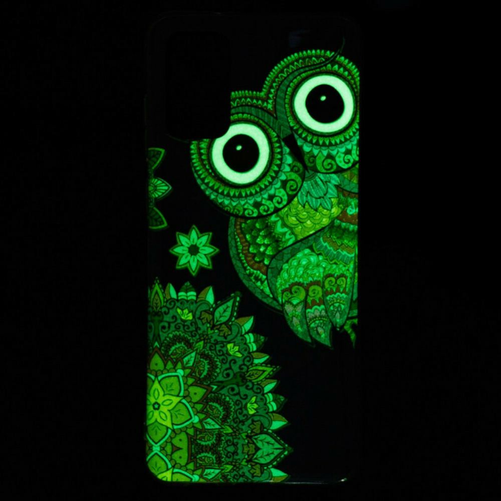 Kryt Na Samsung Galaxy S20 Plus 4G / 5G Mandala Fluorescenční Sova