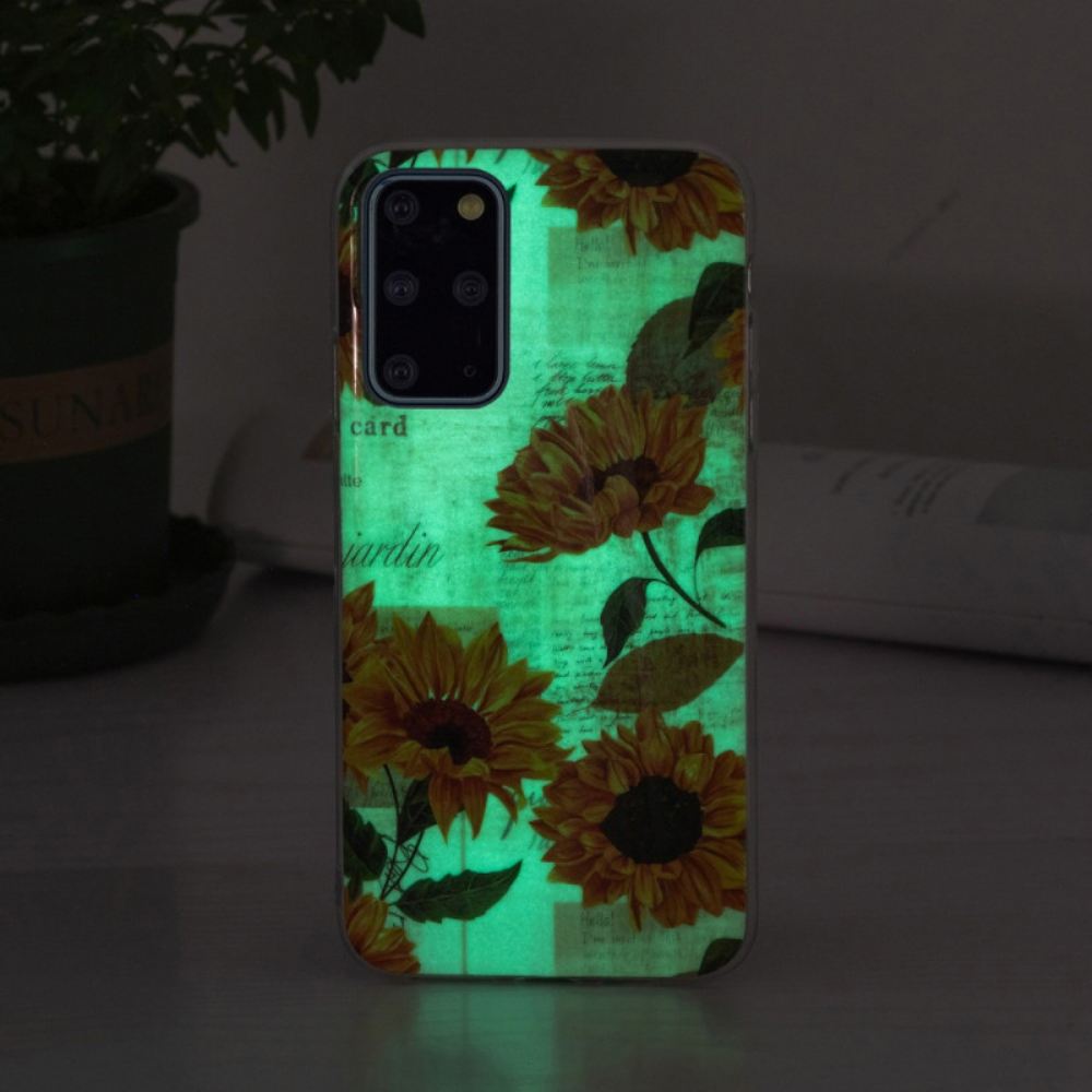 Kryty Na Mobil Na Samsung Galaxy S20 Plus 4G / 5G Fluorescenční Slunečnice