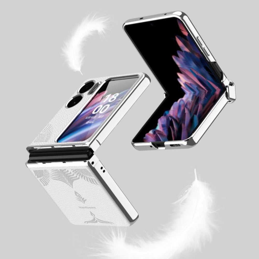 Kryt Na Oppo Find N2 Flip Flipové Pouzdro Styl Liči Kůže