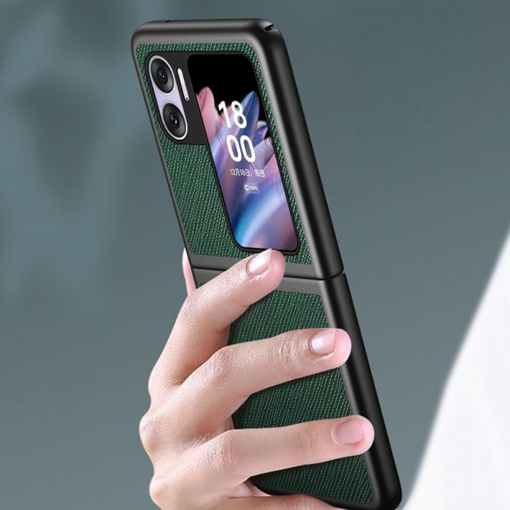 Kryty Na Mobil Na Oppo Find N2 Flip Flipové Pouzdro Styl Texturované Kůže