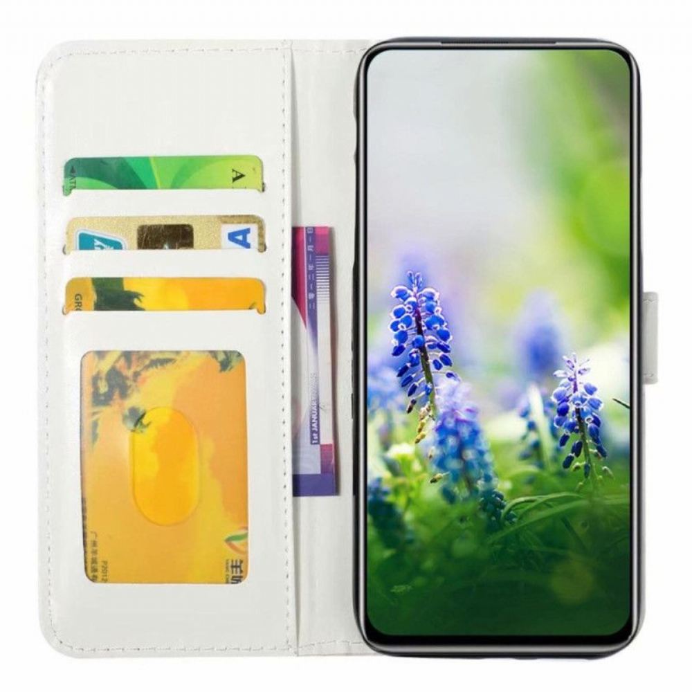 Flipové Pouzdro Na Xiaomi 12 Lite Na Lana Popruh Liberty Flowers