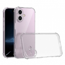 Kryt iPhone 16 Transparentní Zesílené