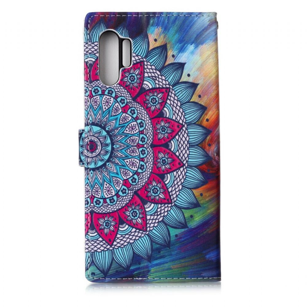 Flipové Pouzdro Na Samsung Galaxy Note 10 Plus Král Mandala