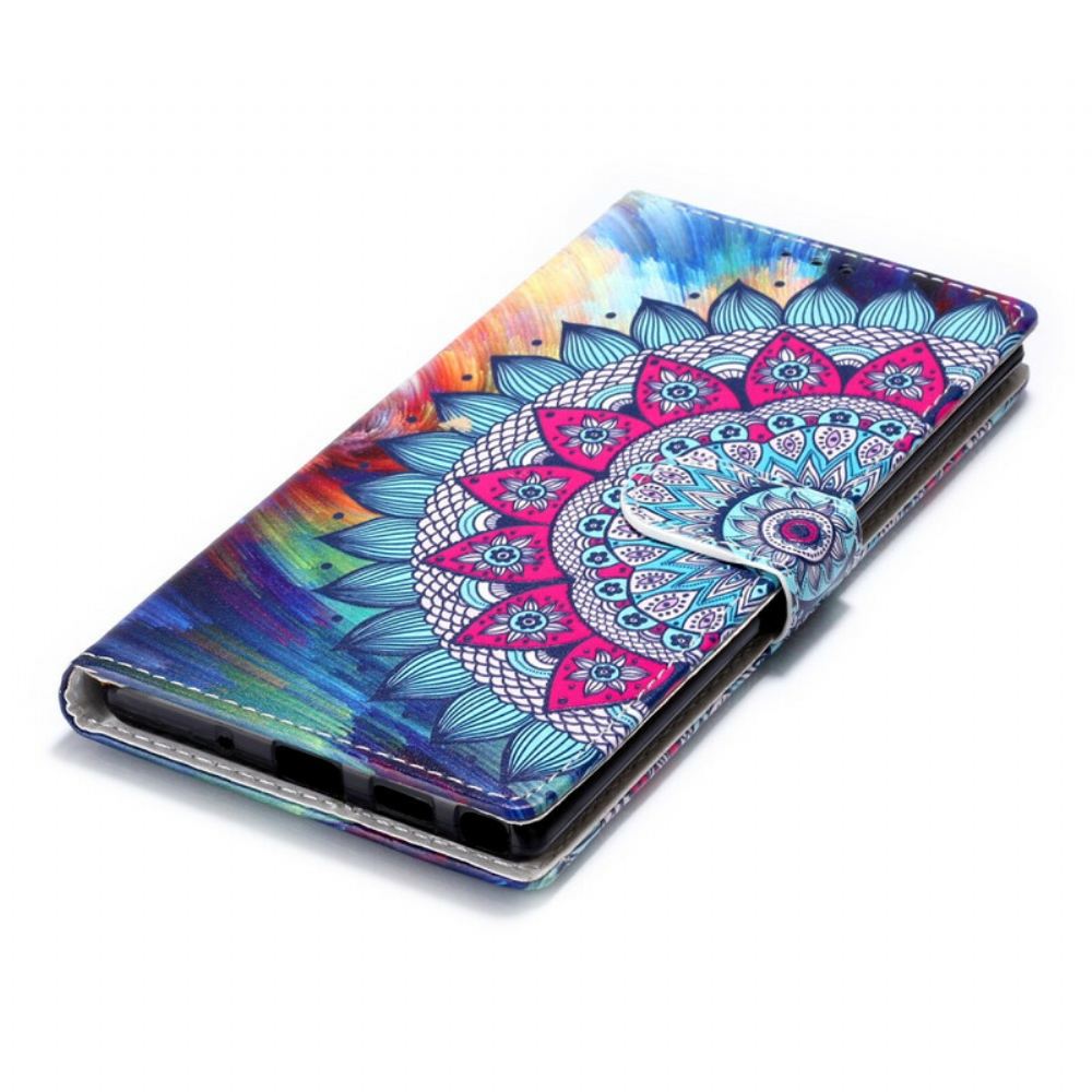 Flipové Pouzdro Na Samsung Galaxy Note 10 Plus Král Mandala