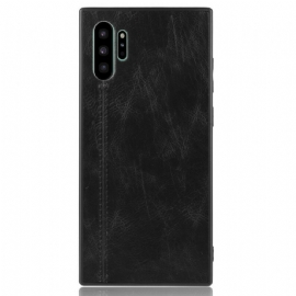 Kryt Na Samsung Galaxy Note 10 Plus Stylové Kožené Šití