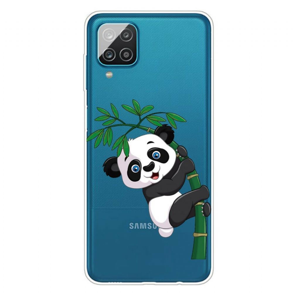 Kryt Na Samsung Galaxy A12 / M12 Bezešvá Panda Na Bambusu