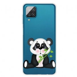 Kryt Na Samsung Galaxy A12 / M12 Transparentní Smutná Panda