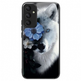 Kryt Samsung Galaxy A55 5g Tvrzené Sklo Wolf Floral