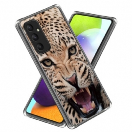 Pouzdro Samsung Galaxy A55 5g S Leopardím Vzorem