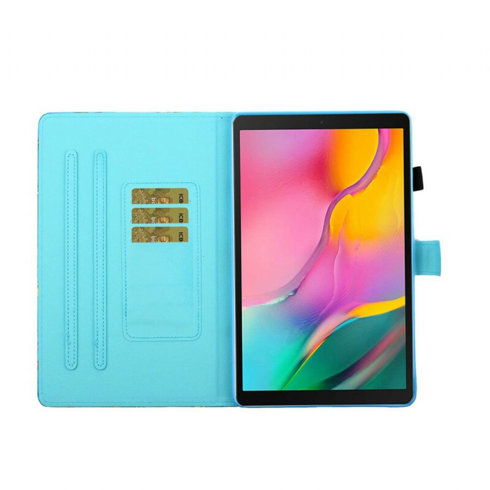 Flipové Pouzdro Na Samsung Galaxy Tab A 10.1 (2019) Královská Sova