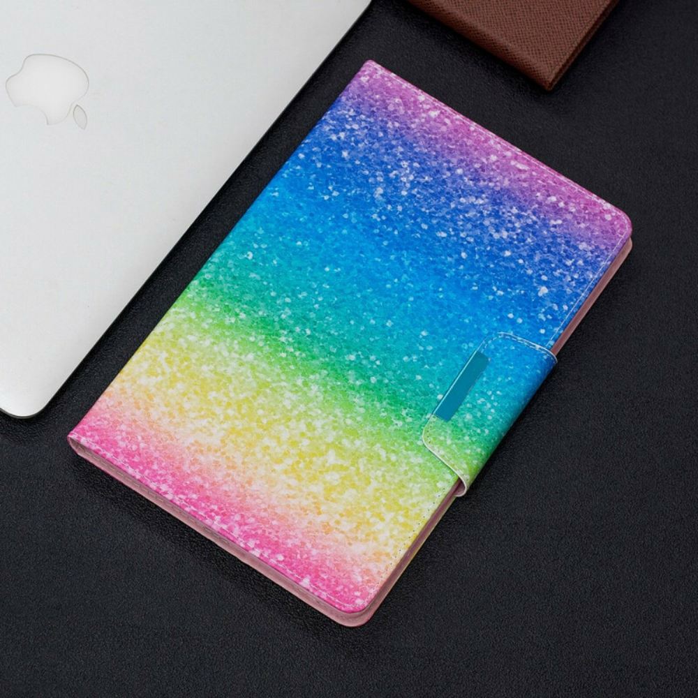 Flipové Pouzdro Na Samsung Galaxy Tab A 10.1 (2019) Spona S Třpytivým Designem