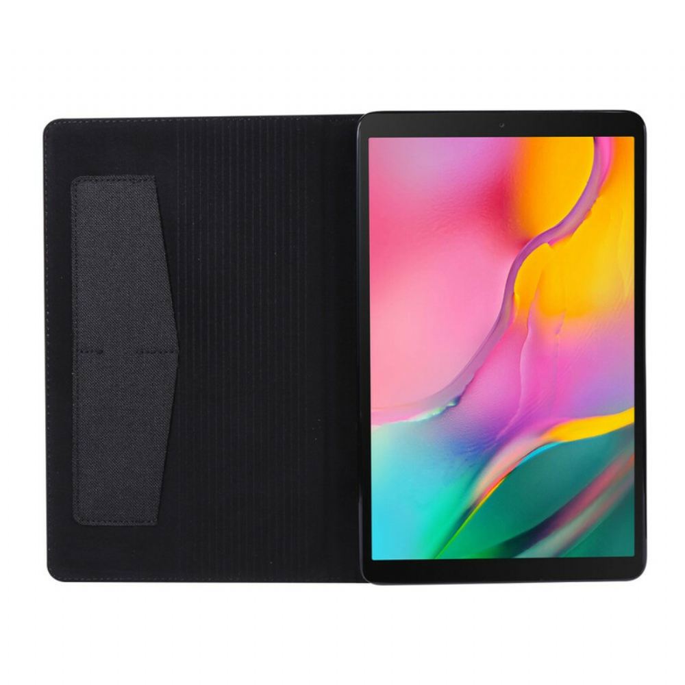 Kožené Pouzdro Folio Na Samsung Galaxy Tab A 10.1 (2019) Látka