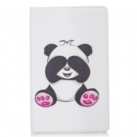 Kožené Pouzdro Folio Na Samsung Galaxy Tab A 10.1 (2019) Panda Zábava