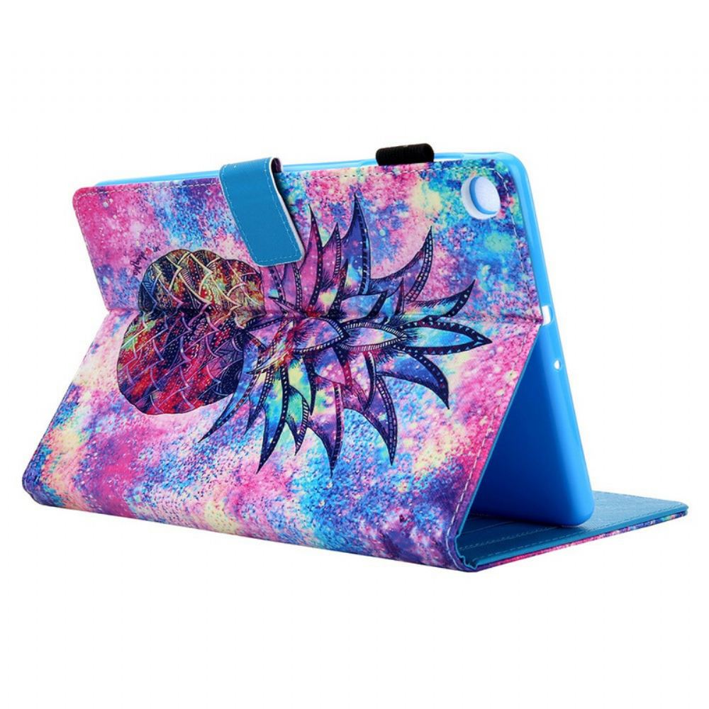 Kožené Pouzdro Na Samsung Galaxy Tab A 10.1 (2019) Funky Ananas