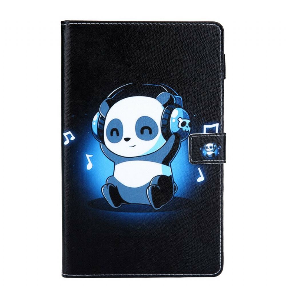 Kožené Pouzdro Na Samsung Galaxy Tab A 10.1 (2019) Funky Panda