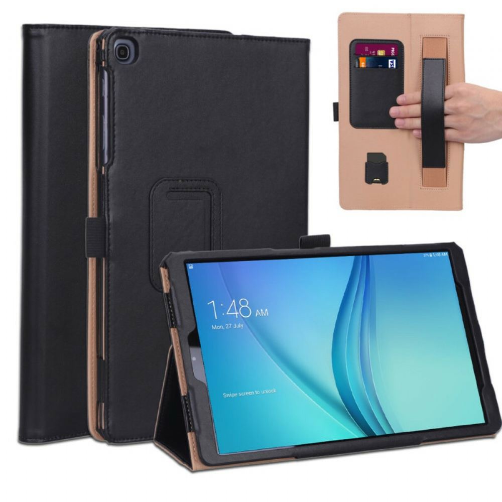 Pouzdra Na Samsung Galaxy Tab A 10.1 (2019) Kožený Styl S Páskem