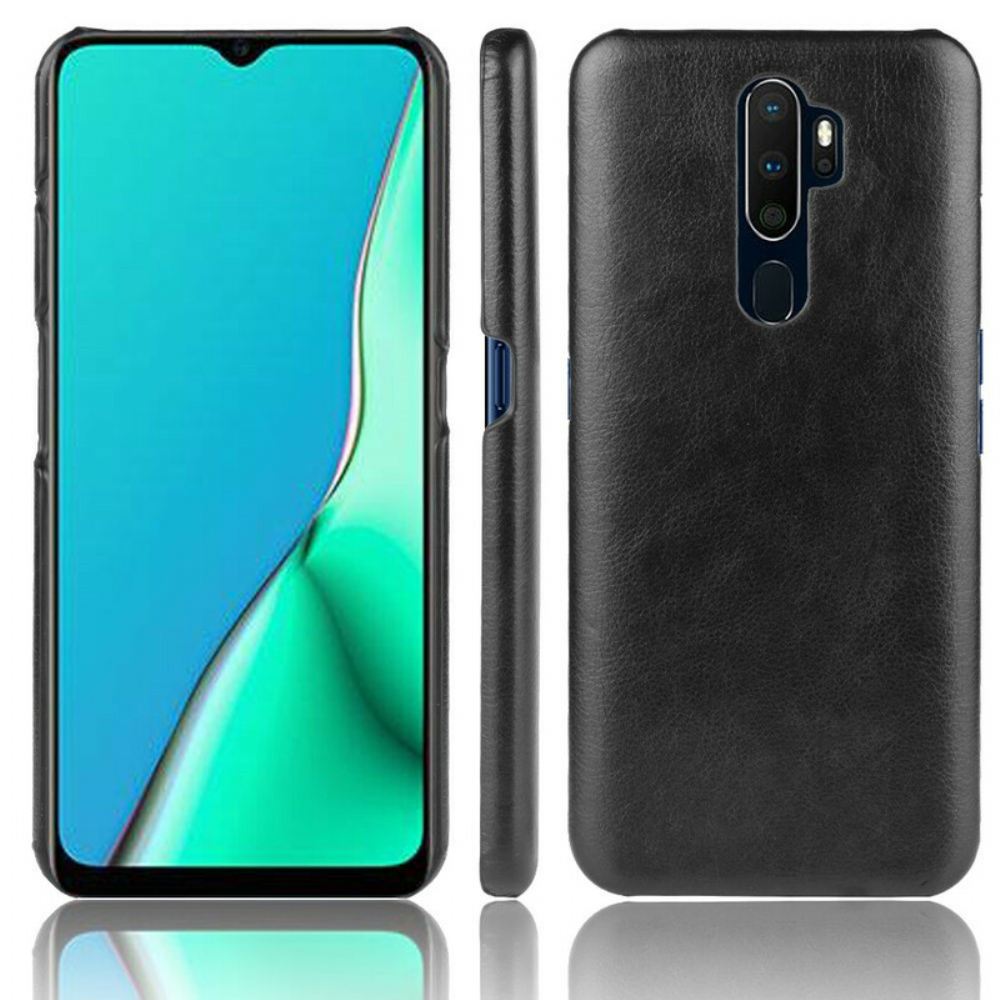 Kryty Na Mobil Na Oppo A9 2020 / A5 2020 Kožený Efekt Litchi