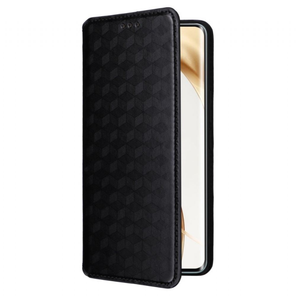 Kožené Pouzdro Folio Honor 200 Pro 3d Diamanty