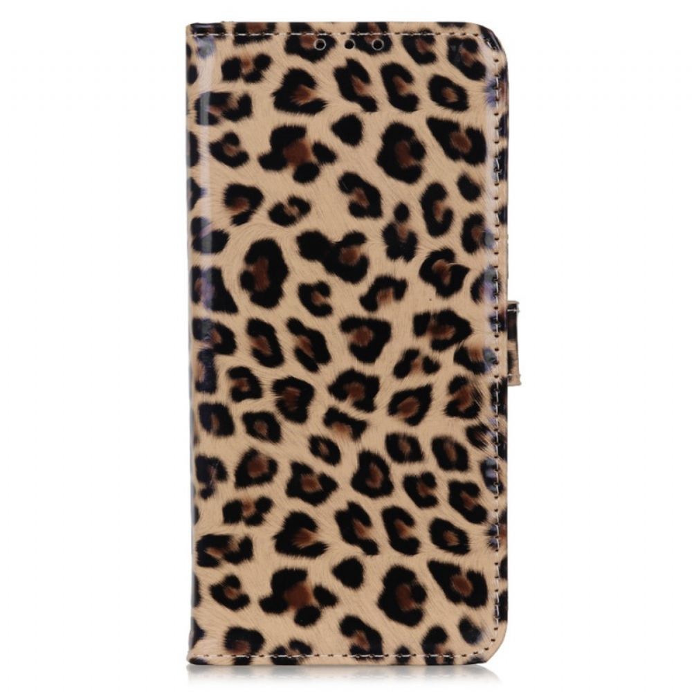 Flipové Pouzdro Na Moto G31 / Moto G41 Obyčejný Leopard