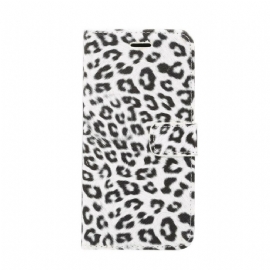 Kožené Pouzdro Na iPhone XS Max Luxusní Leopard