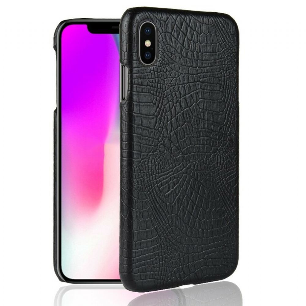 Kryt Na iPhone XS Max Efekt Krokodýlí Kůže