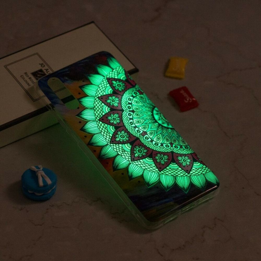 Kryt Na iPhone XS Max Fluorescenční Barevná Mandala