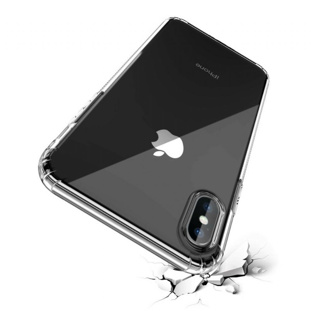 Kryt Na iPhone XS Max Průhledné Ochranné Polštáře Leeu