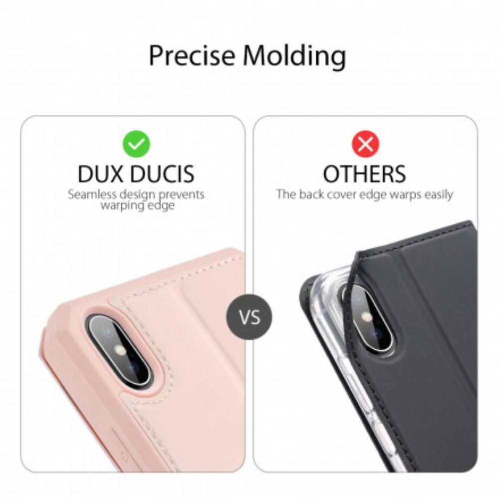 Kryty Na Mobil Na iPhone XS Max Flipové Pouzdro Skin X Series Dux Ducis