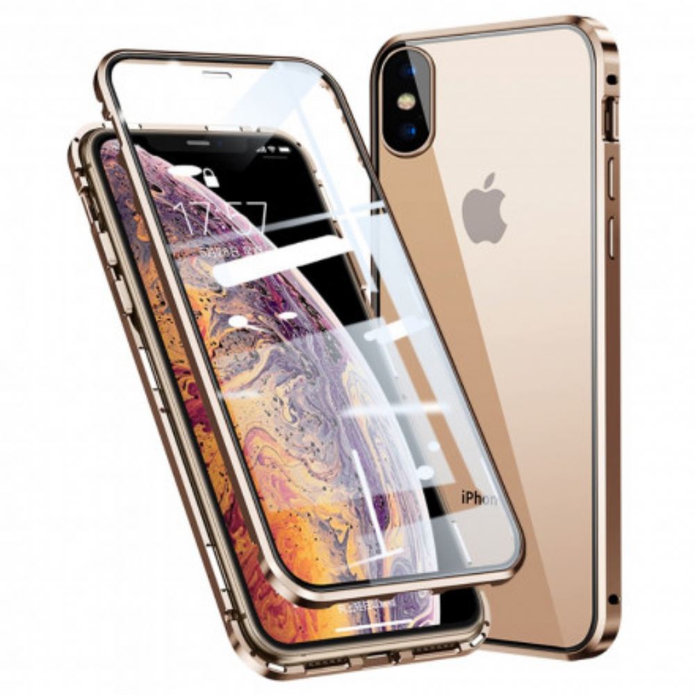 Kryty Na Mobil Na iPhone XS Max Tvrzené Sklo Vpředu A Vzadu