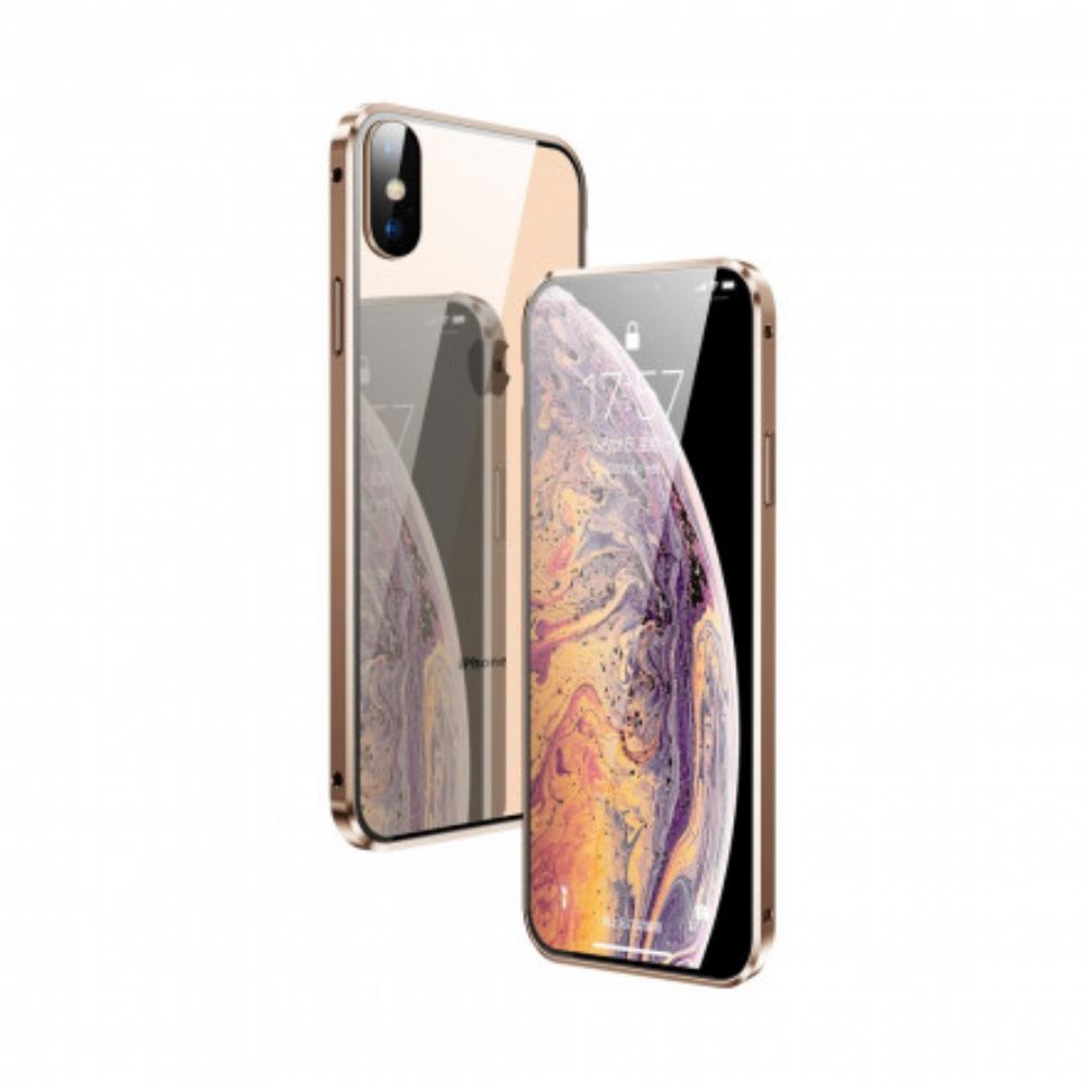 Kryty Na Mobil Na iPhone XS Max Tvrzené Sklo Vpředu A Vzadu