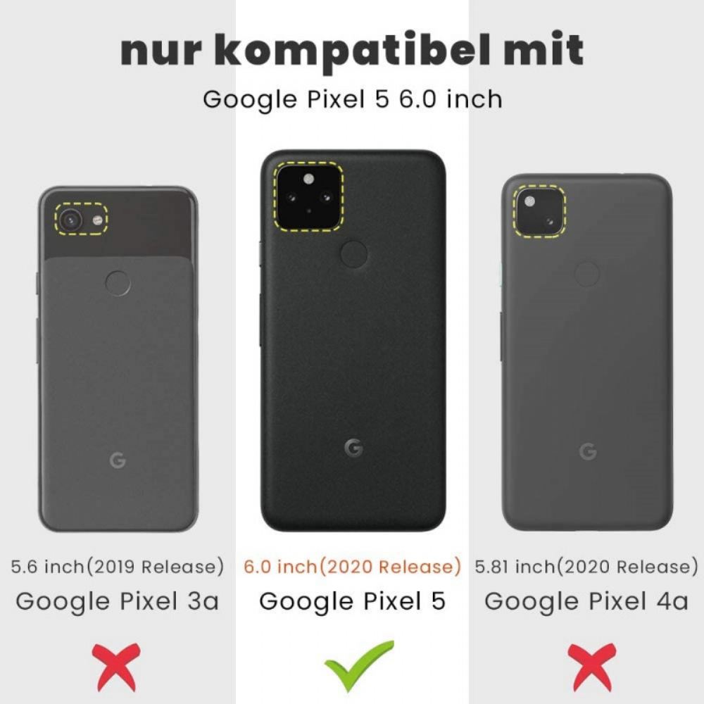 Kryt Na Google Pixel 5 Transparentní Křišťálově Čirá