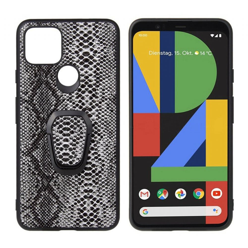 Kryty Na Mobil Na Google Pixel 5 Prstencový Držák Ve Stylu Hada