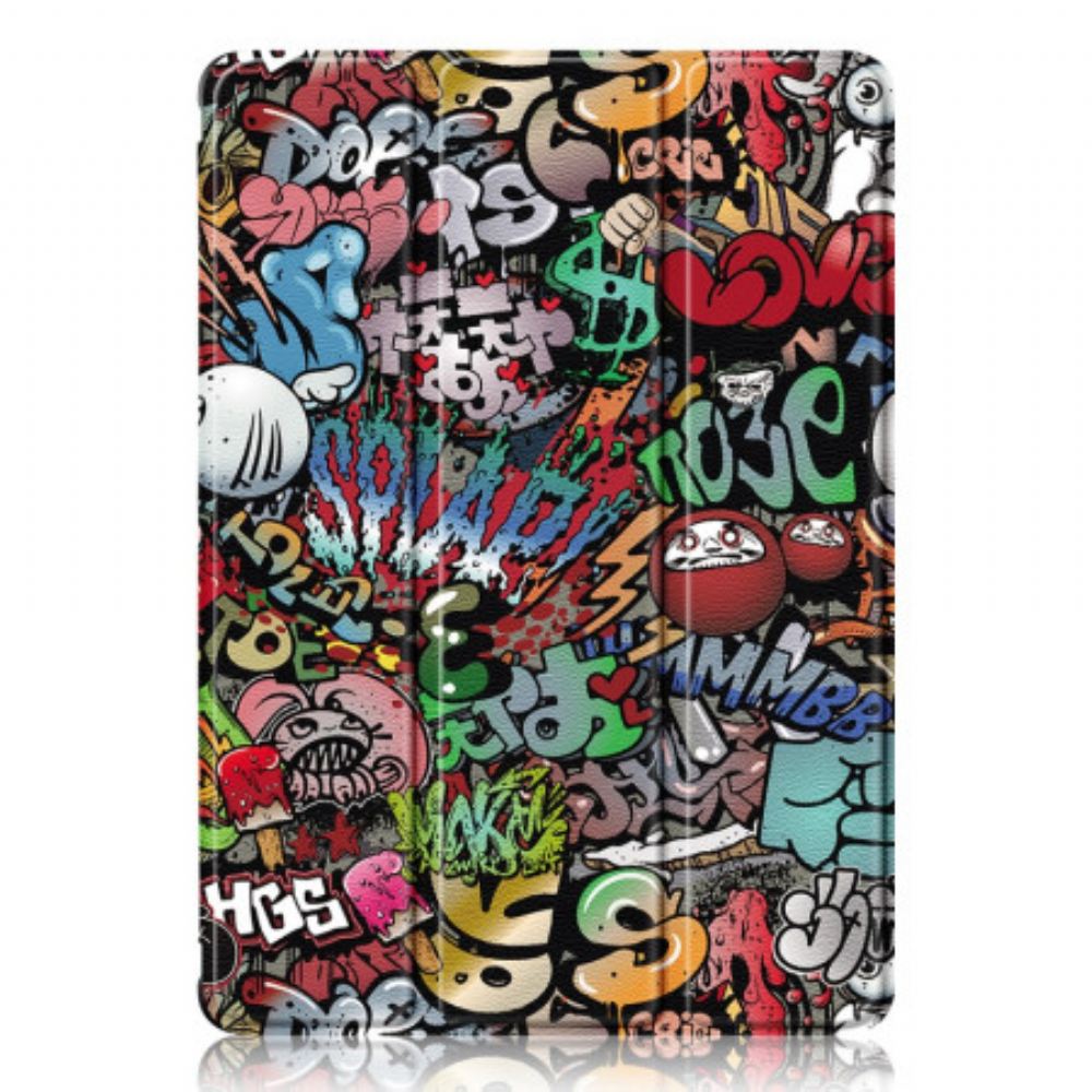 Samsung Galaxy Tab S9 Plus Transparentní Graffiti Zadní Strana