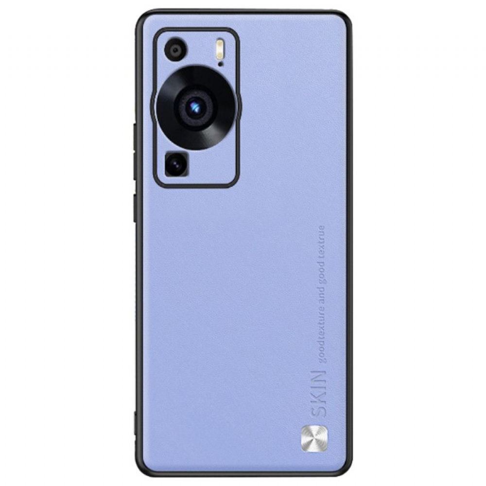 Kryt Na Huawei P60 Pro Kůže Z Umělé Kůže