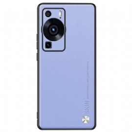 Kryt Na Huawei P60 Pro Kůže Z Umělé Kůže