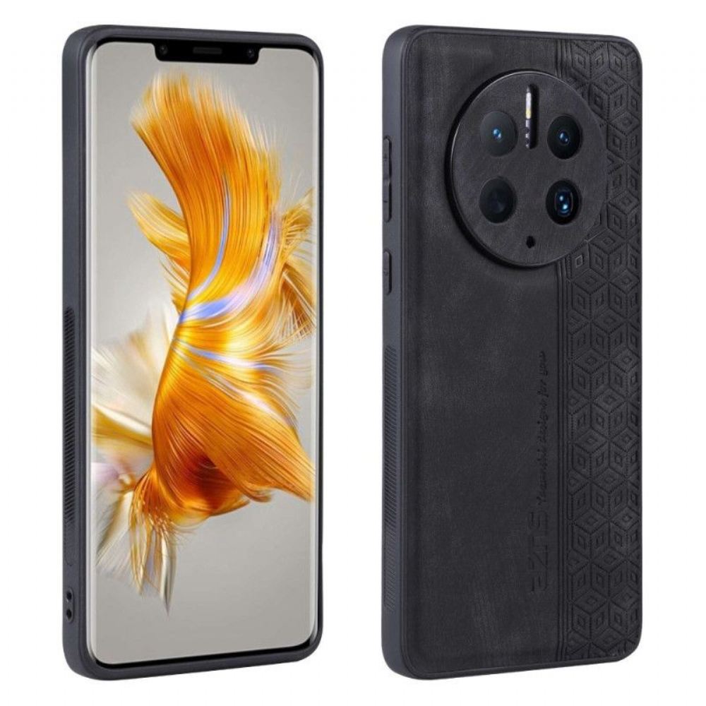 Kryt Na Huawei Mate 50 Pro Kožený Efekt Azns