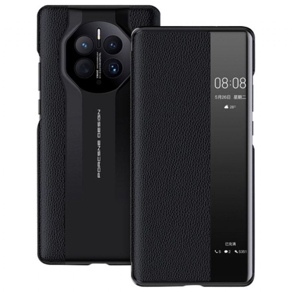 Kryty Na Mobil Na Huawei Mate 50 Pro Umělá Kůže Liči