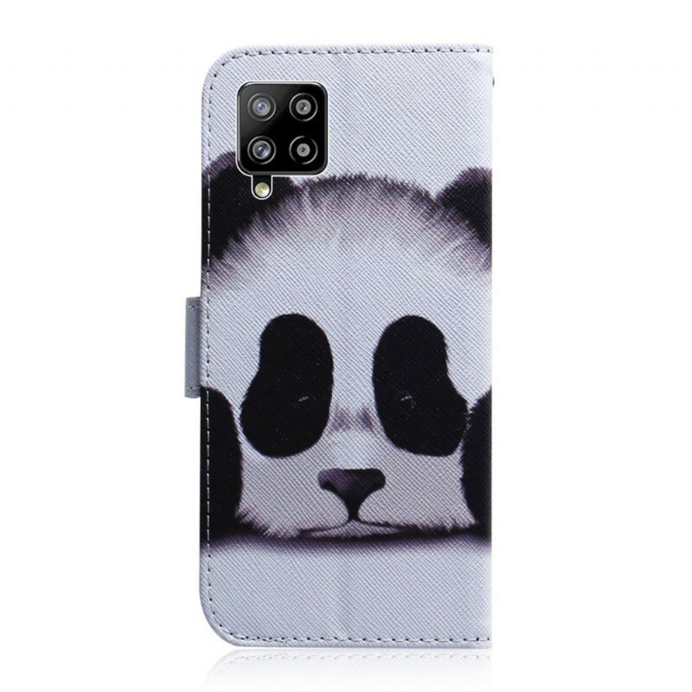 Flipové Pouzdro Na Samsung Galaxy A42 5G Panda Tvář