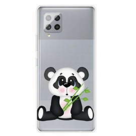 Kryt Na Samsung Galaxy A42 5G Transparentní Smutná Panda