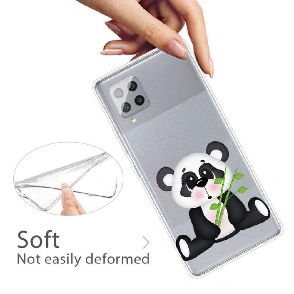 Kryt Na Samsung Galaxy A42 5G Transparentní Smutná Panda