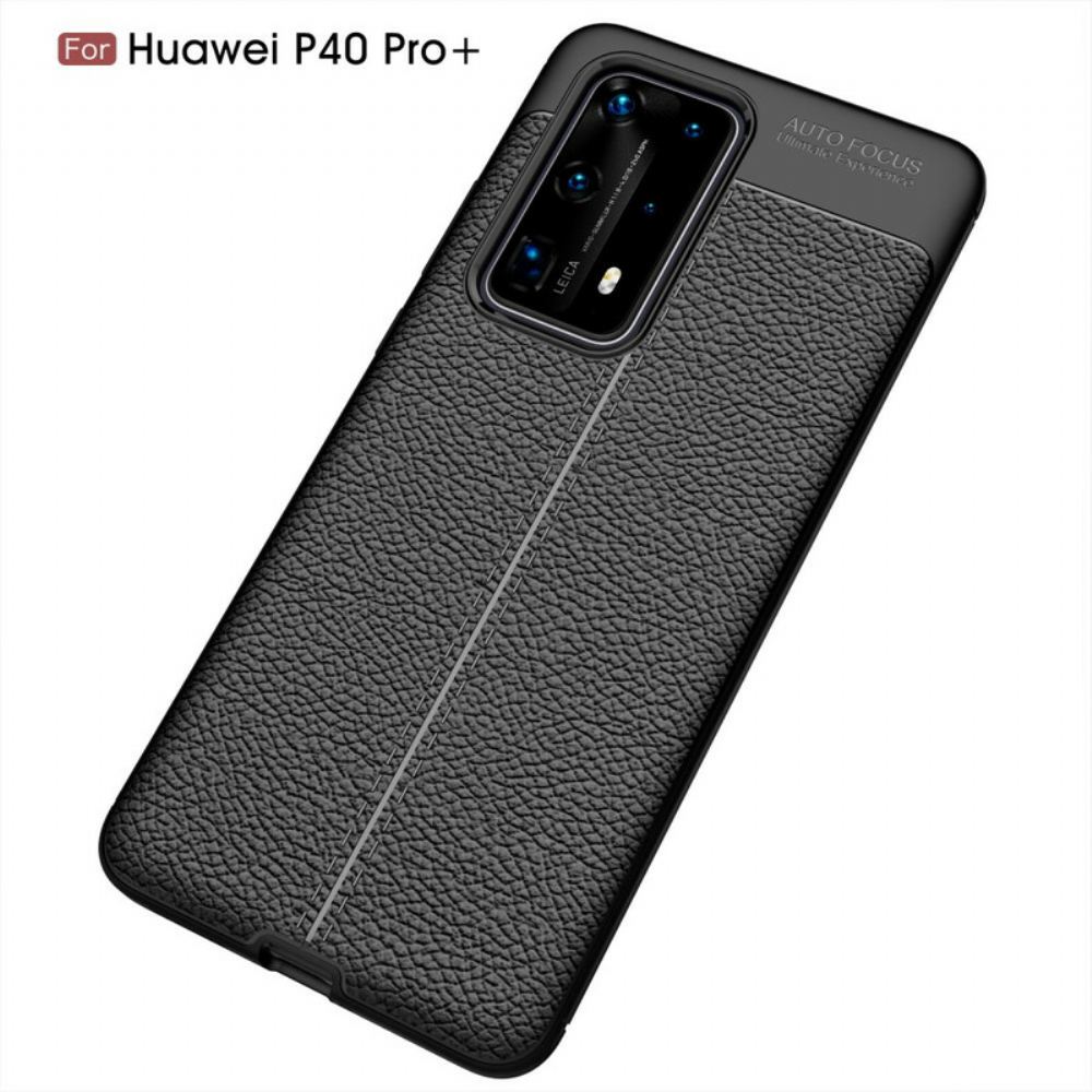 Kryt Na Huawei P40 Pro Plus Flexibilní Textura Uhlíkových Vláken