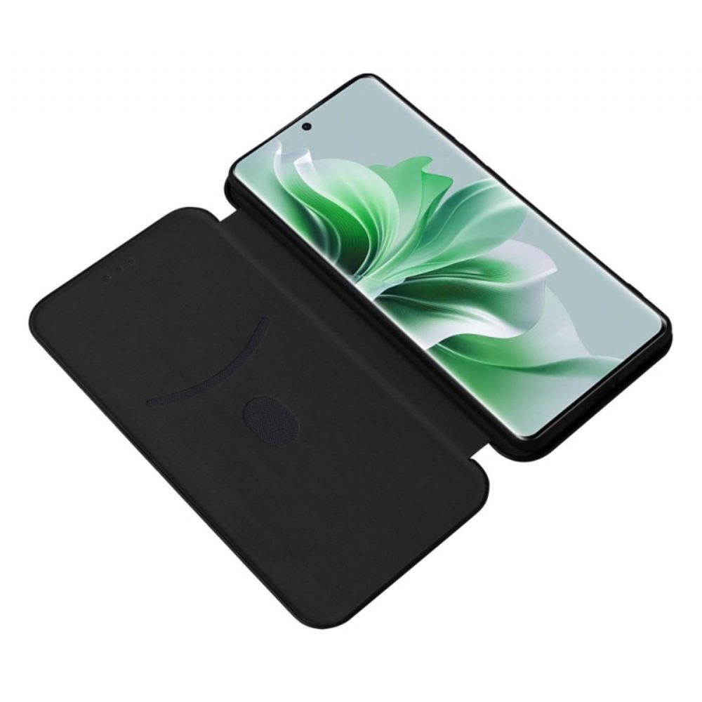 Kožené Pouzdro Folio Oppo Reno 11 Pro 5g Karbonové Vlákno