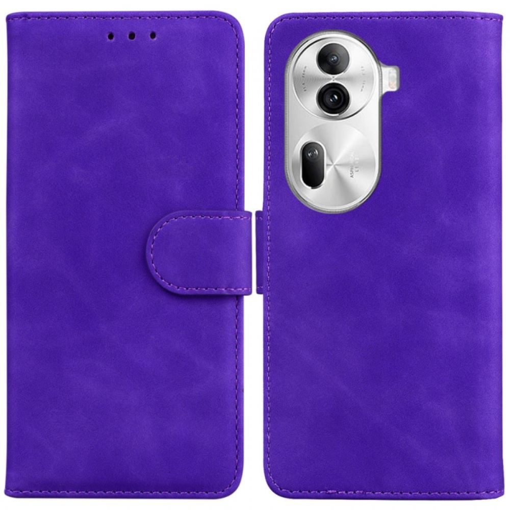 Peněženková Pouzdra Oppo Reno 11 Pro 5g Kryty Na Mobil Couture Leather Effect