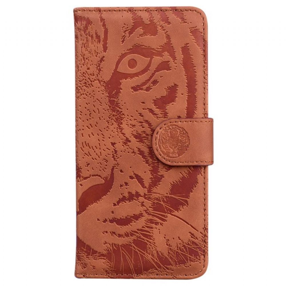 Flipové Pouzdro Na Xiaomi 13 Pro Na Lana Strappy Tiger Print