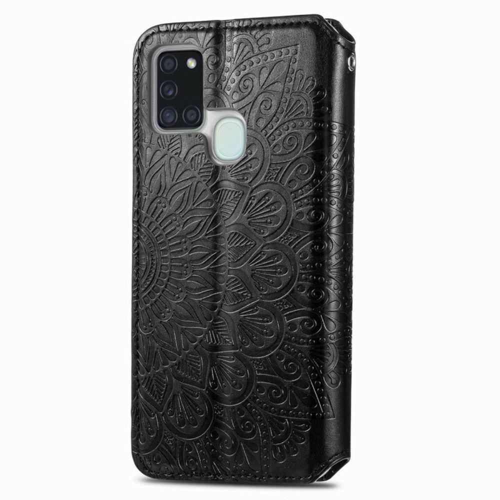 Kryty Na Mobil Na Samsung Galaxy A21s Flipové Pouzdro Mandala