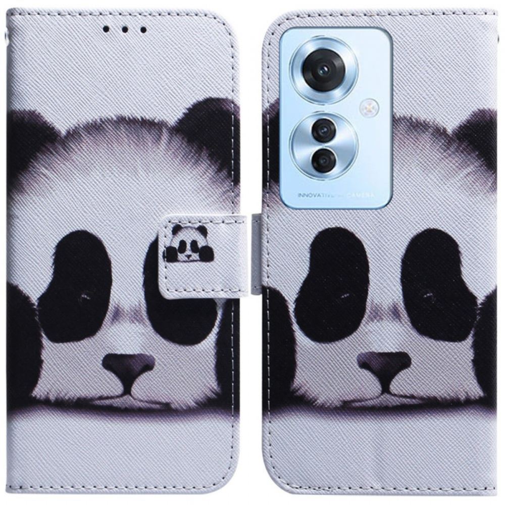 Kožený Kryt Oppo Reno 11f 5g Panda