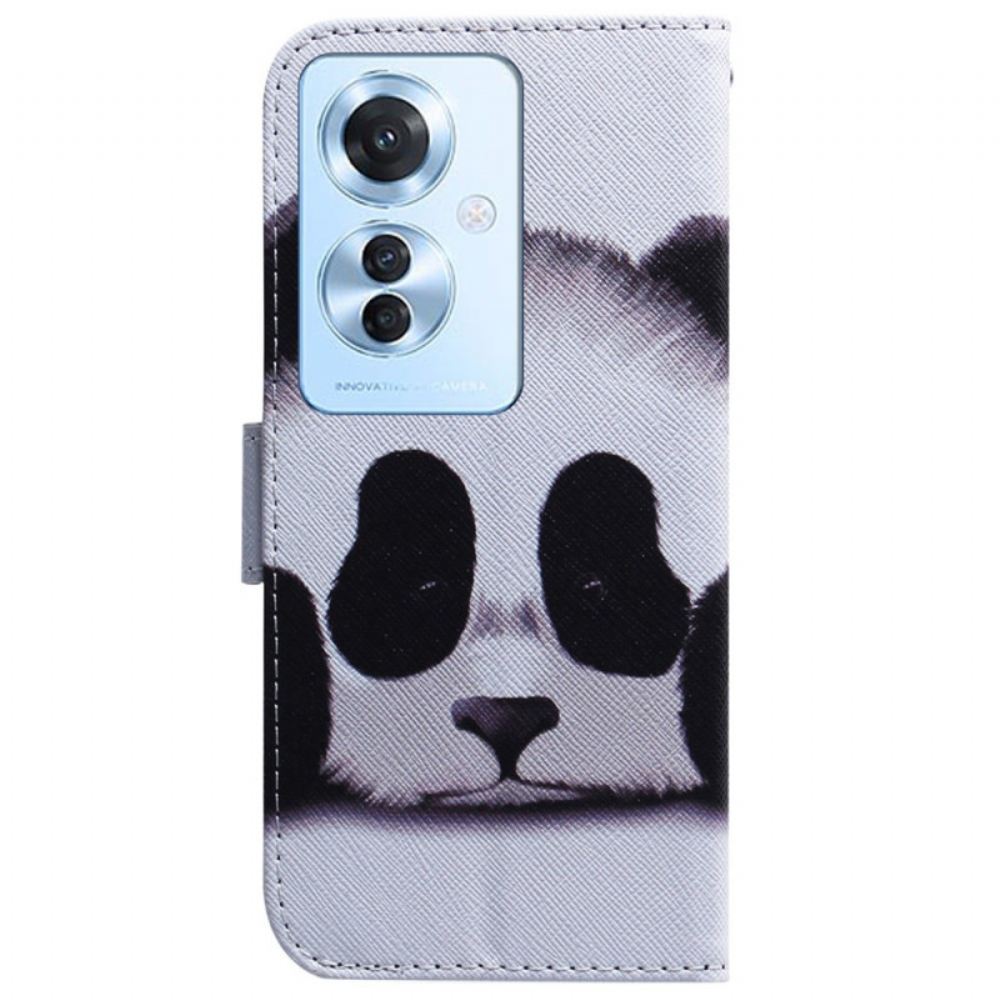 Kožený Kryt Oppo Reno 11f 5g Panda