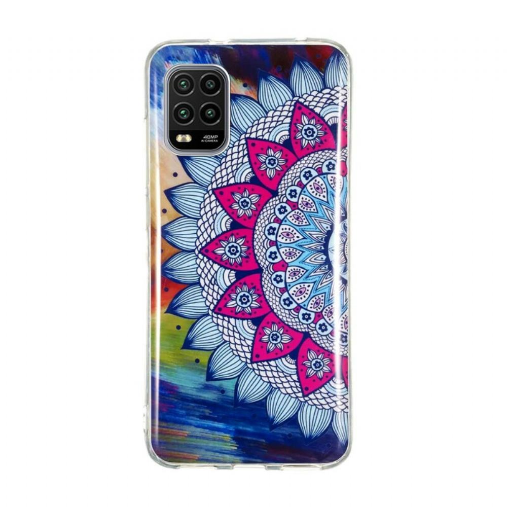 Kryt Na Xiaomi Mi 10 Lite Fluorescenční Barevná Mandala